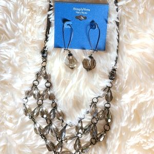 Vera Wang Necklace and Earrings Set
